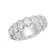 Geo Arts Oval Eternity Band 4.85-6.05ctw approx.