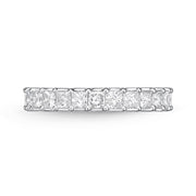 Geo Arts Princess-Cut Eternity Band 2.10-2.65ctw approx.