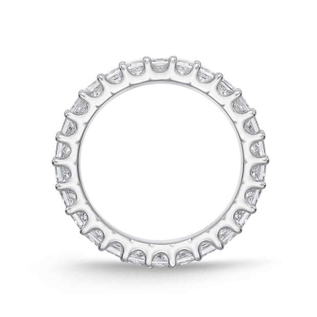 Geo Arts Princess-Cut Eternity Band 2.10-2.65ctw approx.