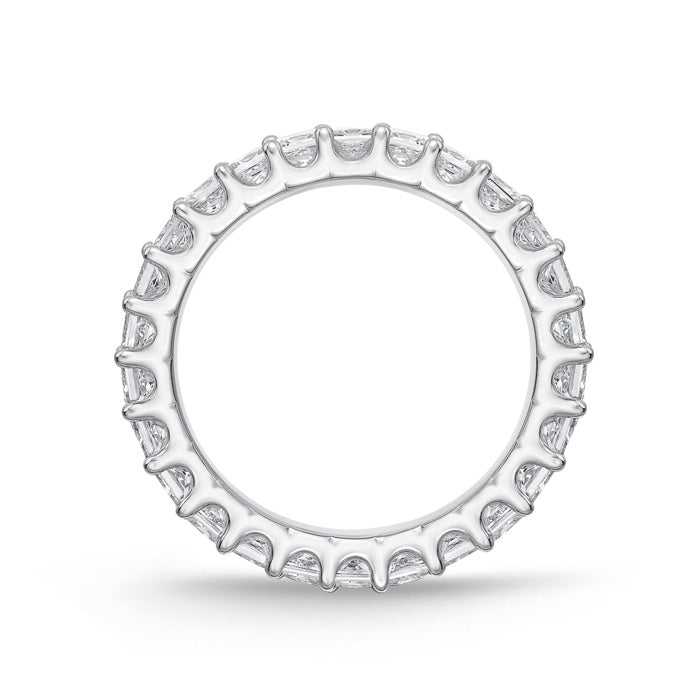 Geo Arts Princess-Cut Eternity Band 2.10-2.65ctw approx.