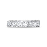 Geo Arts Princess-Cut Eternity Band 3.50-4.25ctw approx.