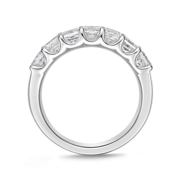 Geo Arts 7 Stone Princess-Cut Band 2.10ctw approx. (min)