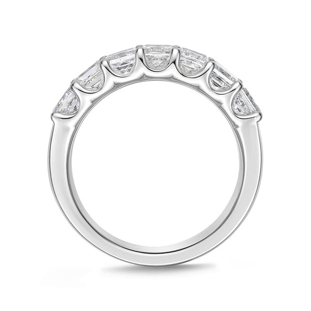 Geo Arts 7 Stone Princess-Cut Band 2.10ctw approx. (min)