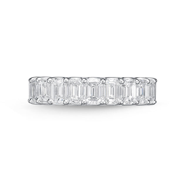 Geo Arts Emerald-Cut Eternity Band 5.75-7ctw approx.