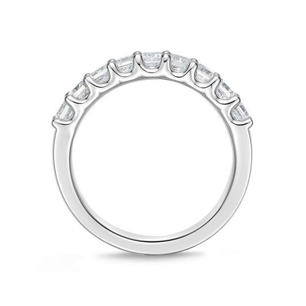 Geo Arts 9 Stone Emerald-Cut Band 1.70ctw approx. (min)