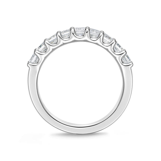 Geo Arts 9 Stone Emerald-Cut Band 1.70ctw approx. (min)