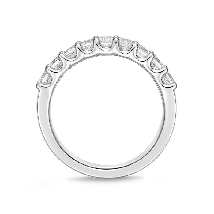 Geo Arts 9 Stone Emerald-Cut Band 1.70ctw approx. (min)