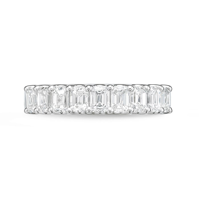 Geo Arts 9 Stone Emerald-Cut Band 1.70ctw approx. (min)