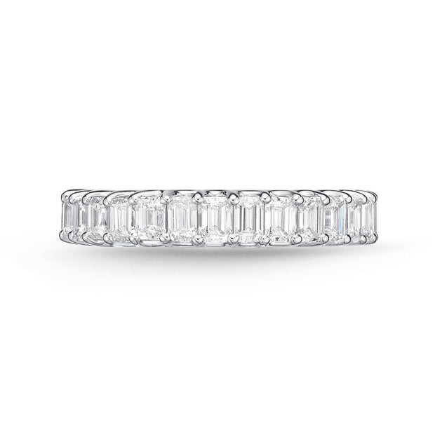 Geo Arts Emerald-Cut Eternity Band 2.50-3.05ctw approx.