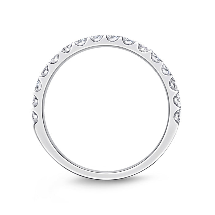 Odessa Half Round Diamond Band .54ctw approx.