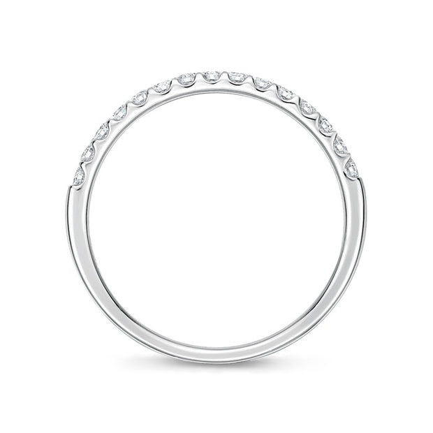 Odessa Half Round Diamond Band .27ctw approx.
