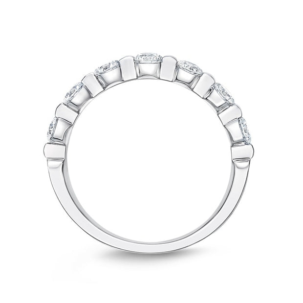 Precious Prong 7 Stone Band .75ctw approx.