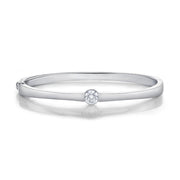 Solitude Diamond Bangle .90ctw approx.