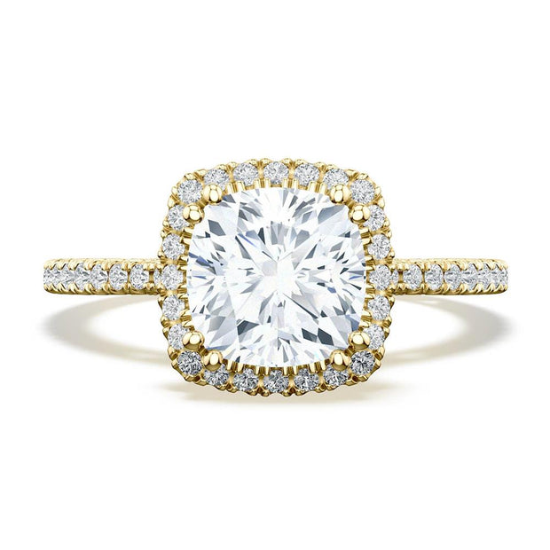 Cushion Bloom Engagement Ring