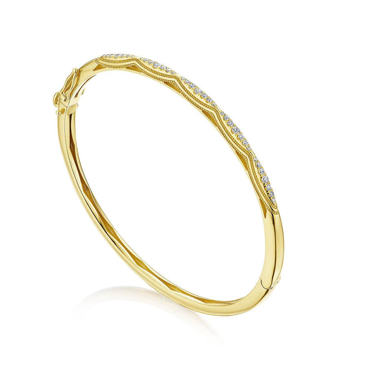 Bangle, Single Row Diamond, 3mm