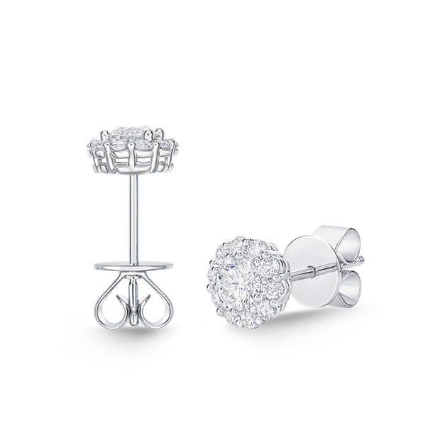 Blossom Diamond Studs 1ctw approx.