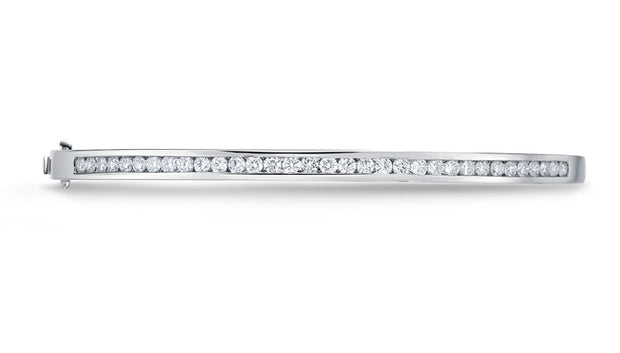 Channel Set Diamond Bangle 1ctw approx.