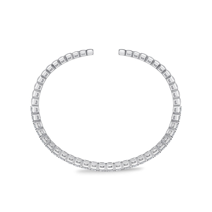 Open Flex Diamond Bangle 3.90ctw approx.