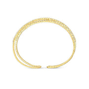 Open Flex Crisscross Diamond Bangle 1.50ctw approx.