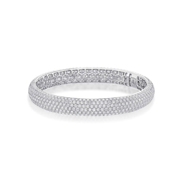 Pirouette Pave Bangle 18ctw approx.