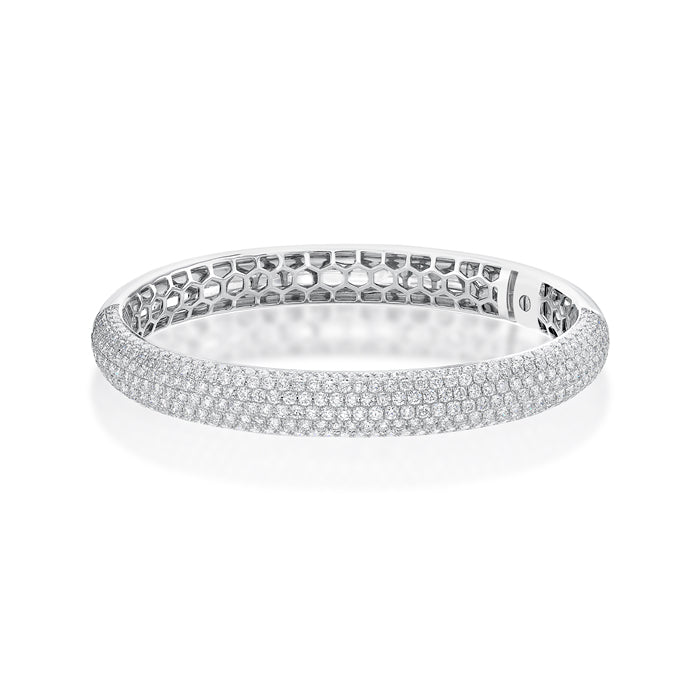 Pirouette Pave Bangle 7ctw approx.