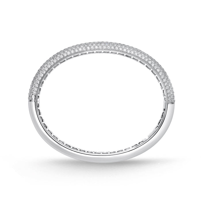 Pirouette Pave Bangle 7ctw approx.