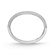 Pirouette Pave Bangle 7ctw approx.