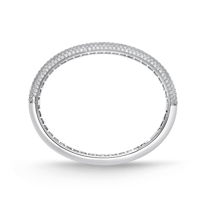 Pirouette Pave Bangle 7ctw approx.