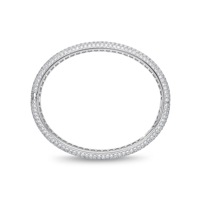 Pirouette Pave Bangle 11ctw approx.