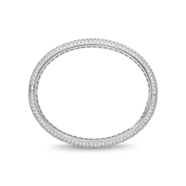 Pirouette Pave Bangle 11ctw approx.