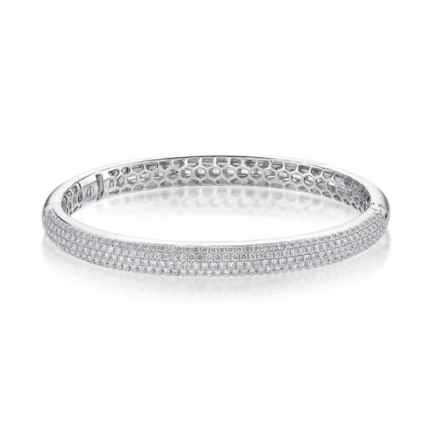 Pirouette Pave Bangle 3ctw approx.