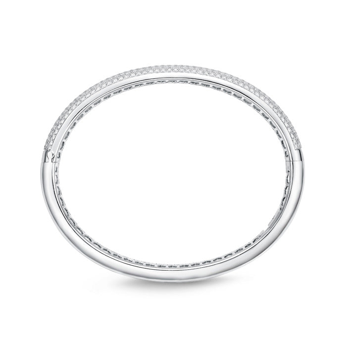 Pirouette Pave Bangle 3ctw approx.