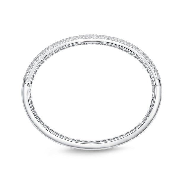 Pirouette Pave Bangle 3ctw approx.