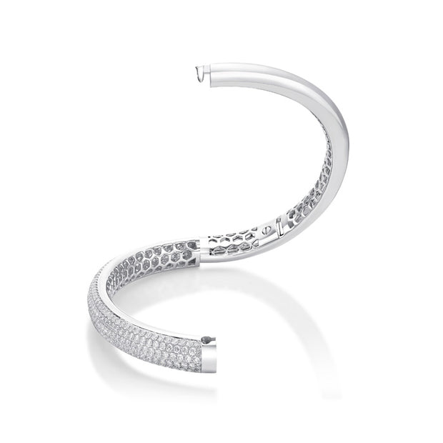 Pirouette Pave Bangle 3ctw approx.