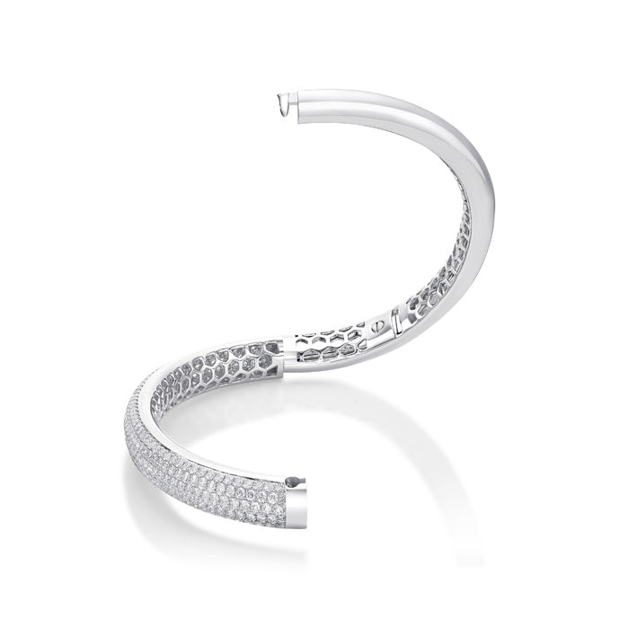 Pirouette Pave Bangle 3ctw approx.