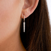 Identity Drop Earrings .94-1.05ctw approx.