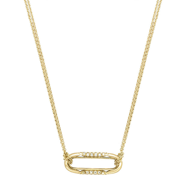 Link Pendant, Diamond