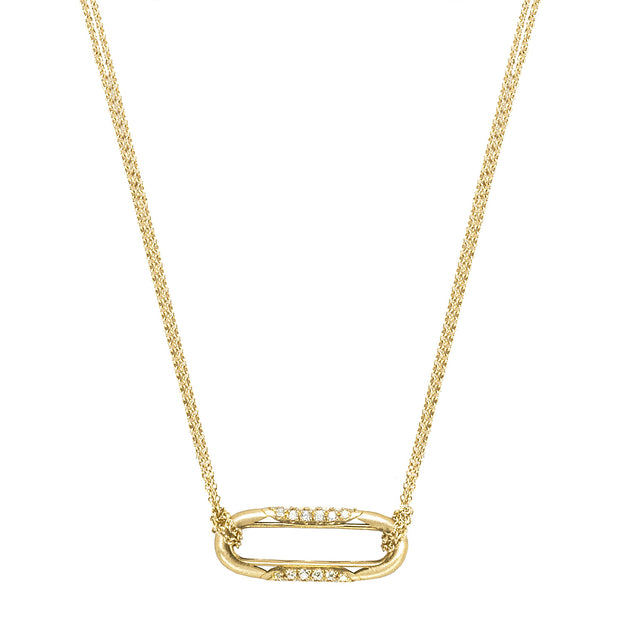 Link Pendant, Diamond