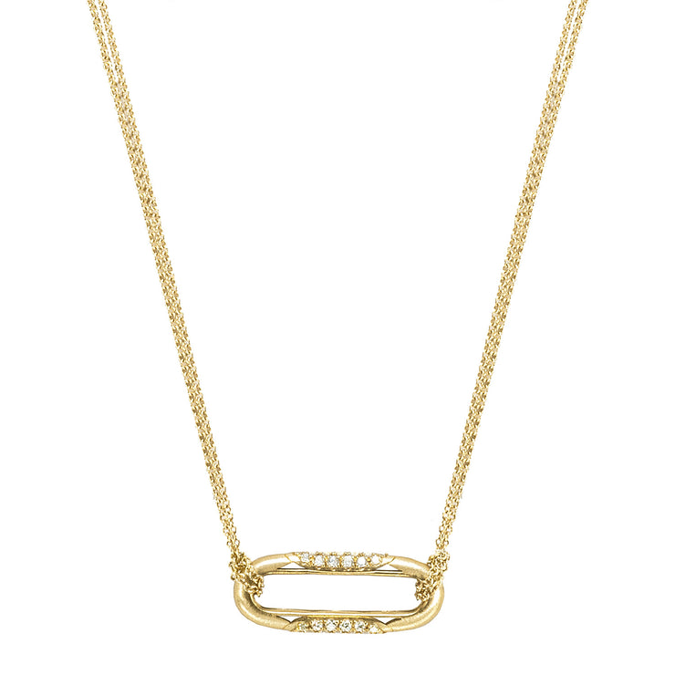 Link Pendant, Diamond