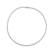 Mixed Diamond Tennis Necklace