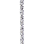 Mixed Diamond Tennis Necklace