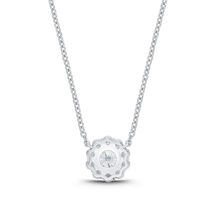 Blossom Diamond Necklace .75ctw approx.