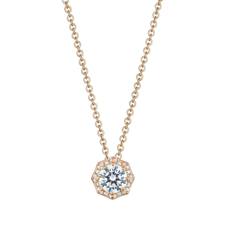 Art Deco Bloom Diamond Necklace
