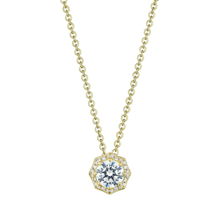 Art Deco Bloom Diamond Necklace
