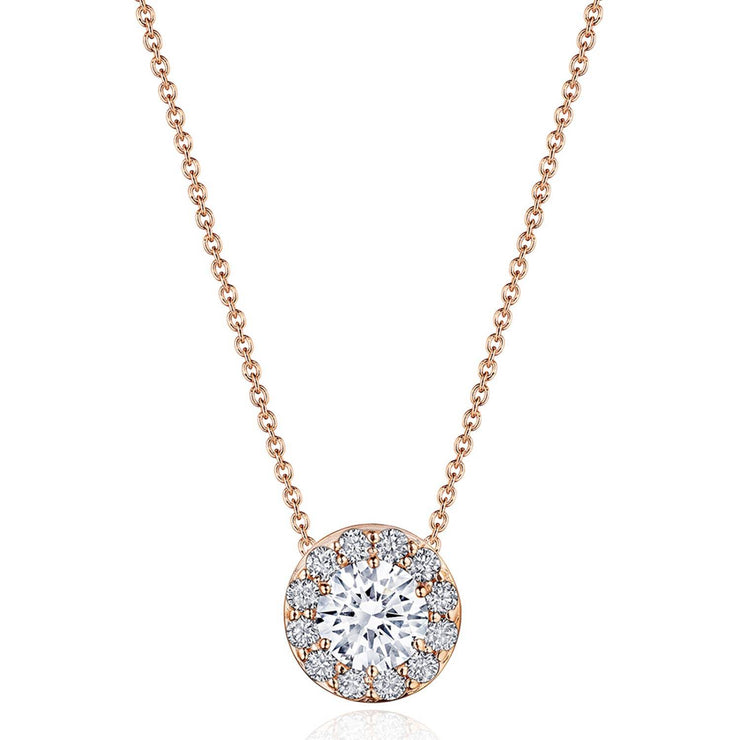 17"" Single Bloom Diamond Necklace