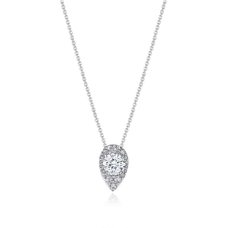 17"" Pear Bloom Diamond Necklace