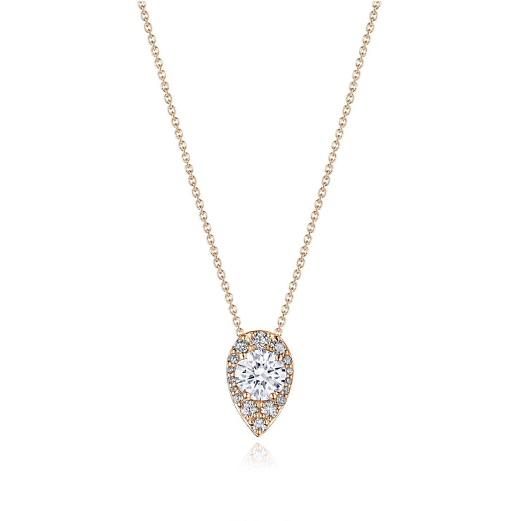 17"" Pear Bloom Diamond Necklace