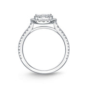 Bouquet Halo Engagement Ring .72ctw approx.