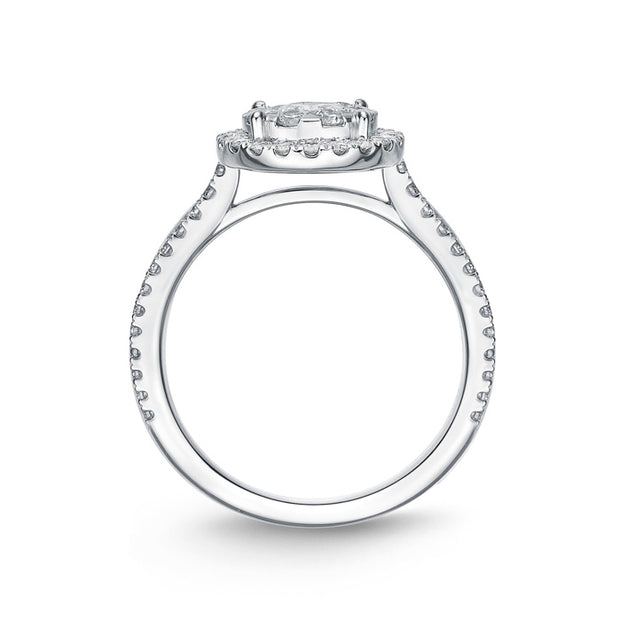 Bouquet Halo Engagement Ring .94ctw approx.