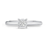 Bouquet Solitaire Engagement Ring .21ctw approx. (.15 center